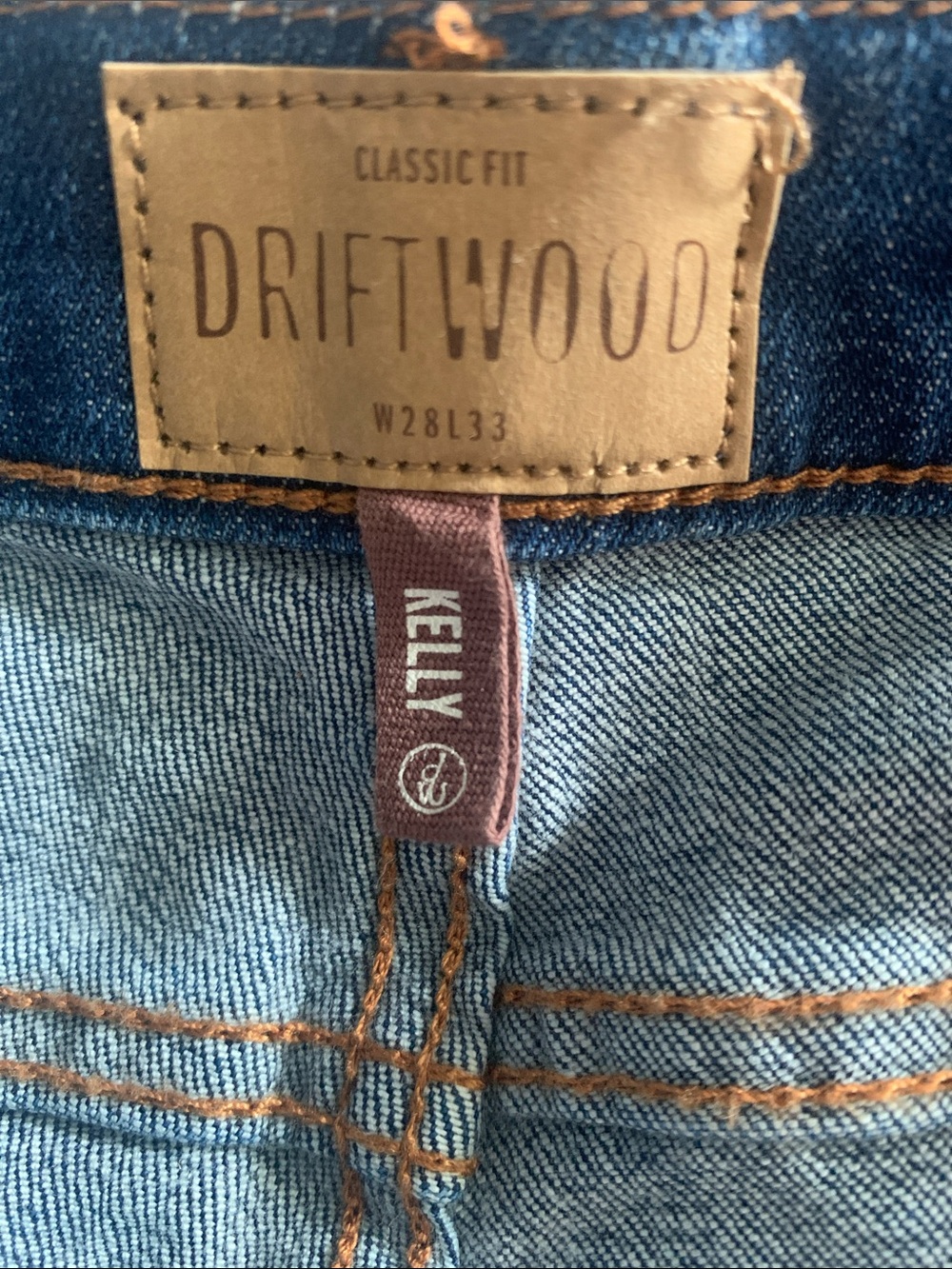 DRIFTWOOD Light Blue Embroidered Wide-Leg Jeans - Picture 10 of 10